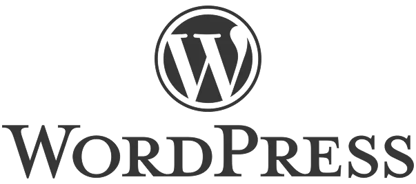 Logotipo de WordPress, CMS con el que desarrollamos webs a medida